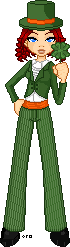 Yay for St. Patrick's Day Dolls. Lol, but I just really like this doll, so regardless of whether or not it's St. Patrick's Day, here she is. By Fairy Dollz.