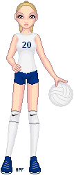 Name: Kirstin---This is my best friend in her volleyball uniform, of course. She recently had to move and no longer gets to wear this uniform, so this is kind of like a 'rememberance' type thing. Cool, no? Base by Rageful.