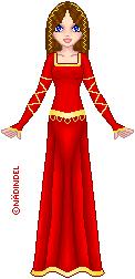 Name: Marna---I love the way this doll came out. I couldn't ask for better. The ribbons in the hair are a nice touch, and the dress actually looks medieval! Yeee!